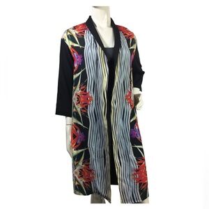 Clover Canyon Kaftan Coverup Bird Of Paradise Print S
